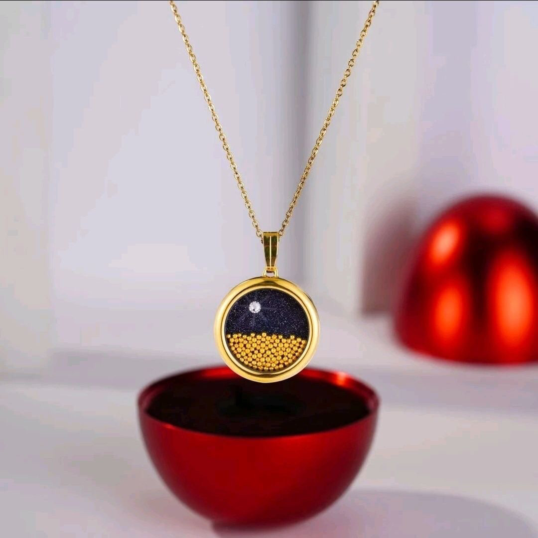 99小龙珠项链小吊坠转运珠项链送女友精美高端生日节日新年礼物