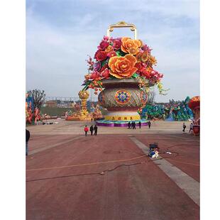 饰 创意灯光节花灯造型户外造型灯光浪漫梦幻灯光展广场灯光装