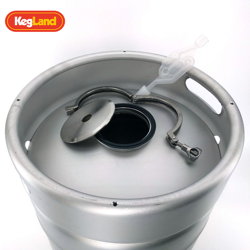 29L不锈钢啤酒桶4英寸盲板