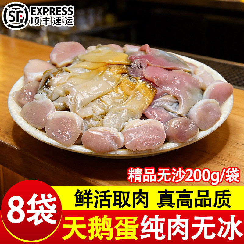 天鹅蛋肉速冻大蚌蛤肉新鲜纯肉烧烤火锅当天去壳现剥原浆商用顺丰