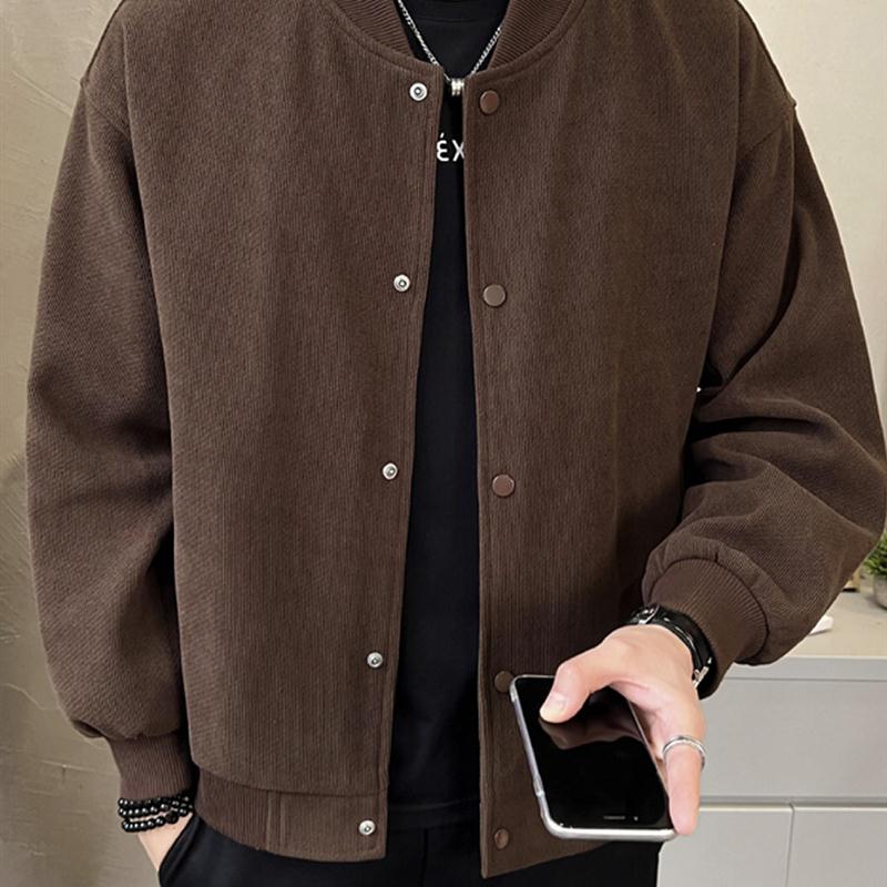 棒球服夹克男2025春秋季新款潮牌工装男装美式休闲宽松飞行员外套