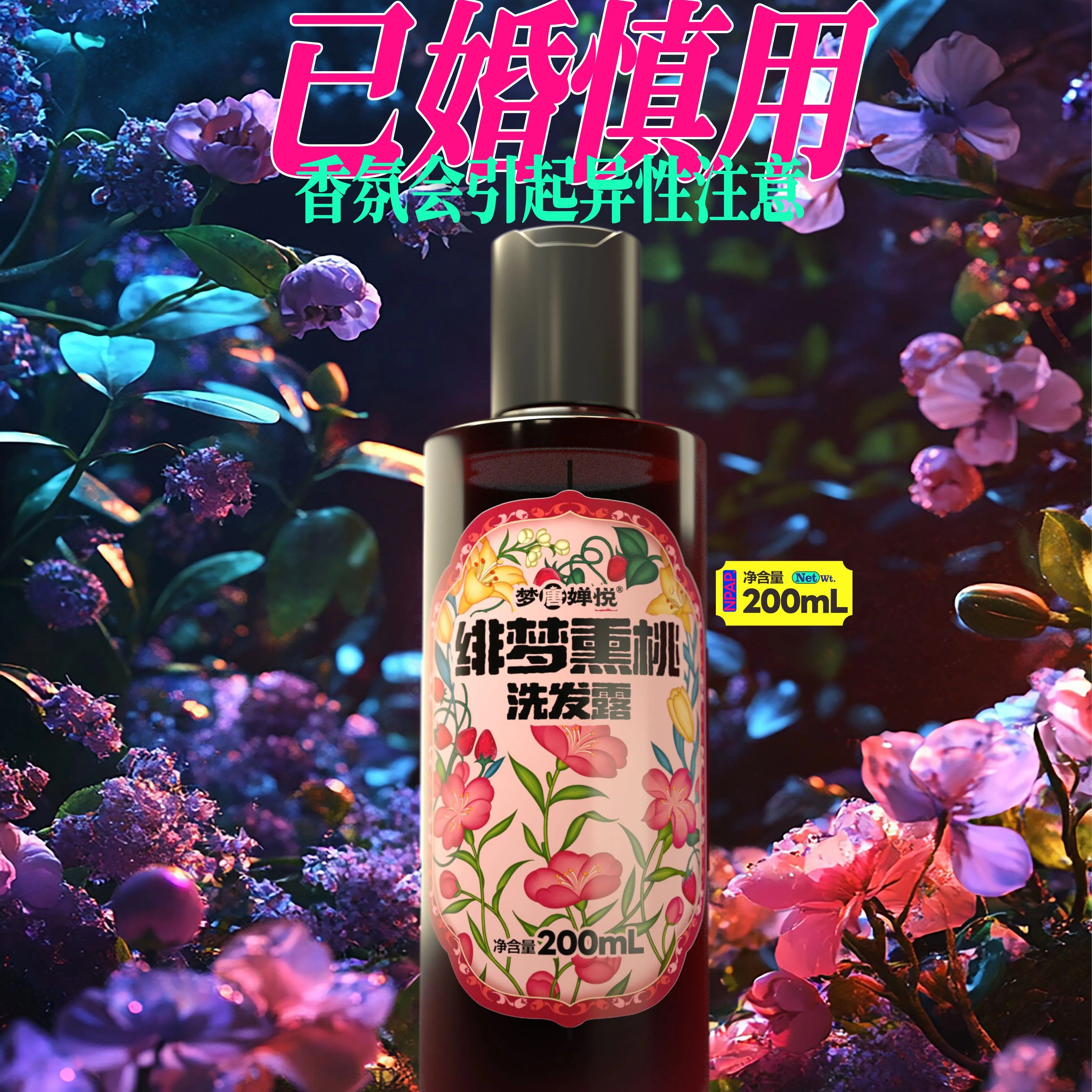 限量清仓梦唐婵悦孤醉松烟洗发露洗发水