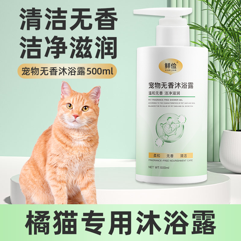 橘猫专用沐浴露柔顺清洁无香
