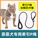 恶霸犬卡斯罗专用牵引绳子防爆冲P链遛狗防挣脱大小型犬拴狗绳子
