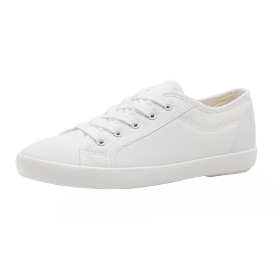 环球官方旗舰店纯白文艺小白鞋女