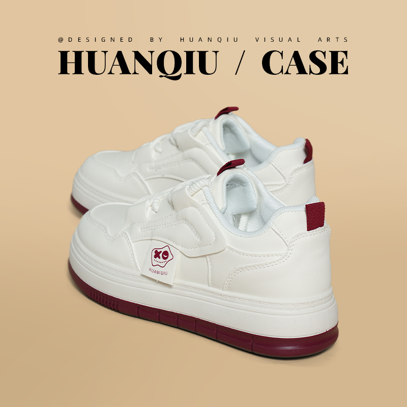 环球官方旗舰店厚底小白鞋女款