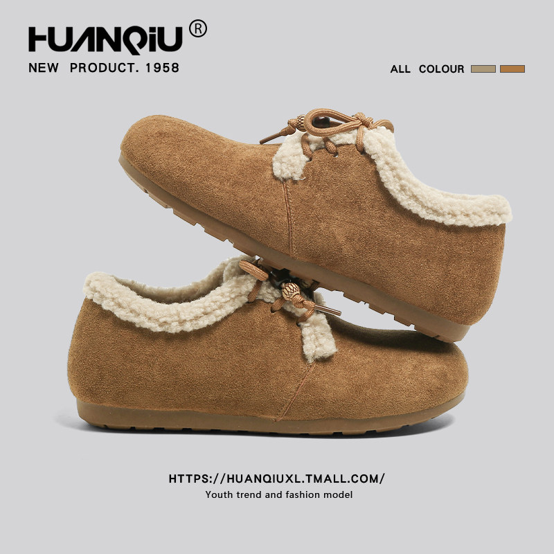 环球官方旗舰店加绒串珠勃肯鞋女