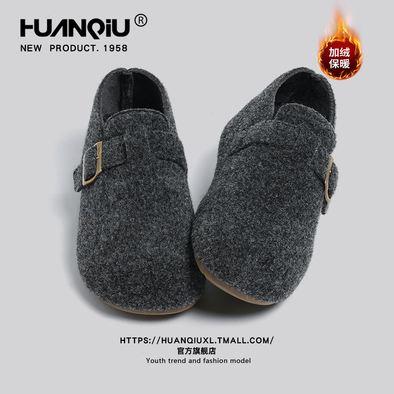 环球官方旗舰店加绒勃肯鞋女款