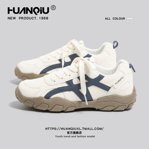 环球官方旗舰店厚底复古德训鞋女