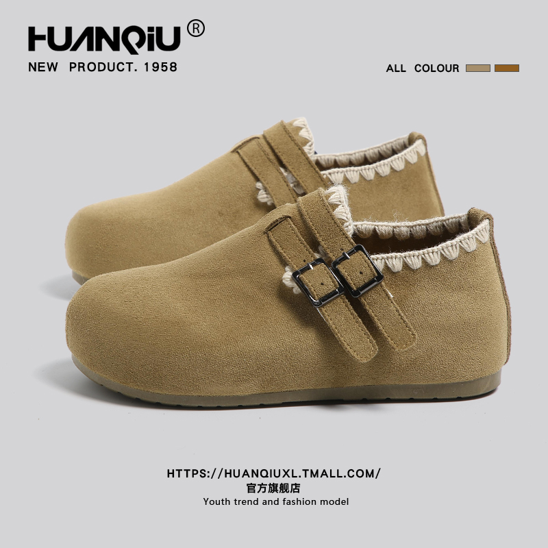 环球官方旗舰店全包勃肯鞋女