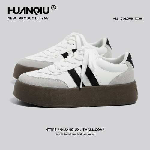 环球厚底德训鞋女2025新款夏季