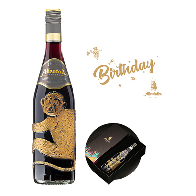 猴子谷巴登赤霞珠梅乐干红葡萄酒