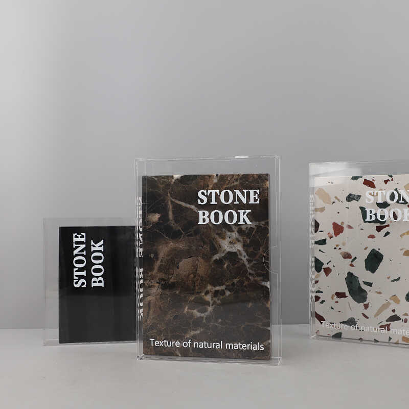 简约风亚克力大理石书本摆件软装