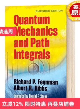 量子力学与路径积分 英文原版 Quantum Mechanics and Path Integrals 英文版进口原版英语书籍