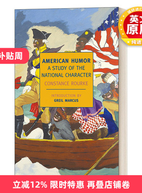 英文原版 American Humor A Study of the National Character 美国幽默 国民性研究 Constance Rourke 英文版 进口英语原版书籍