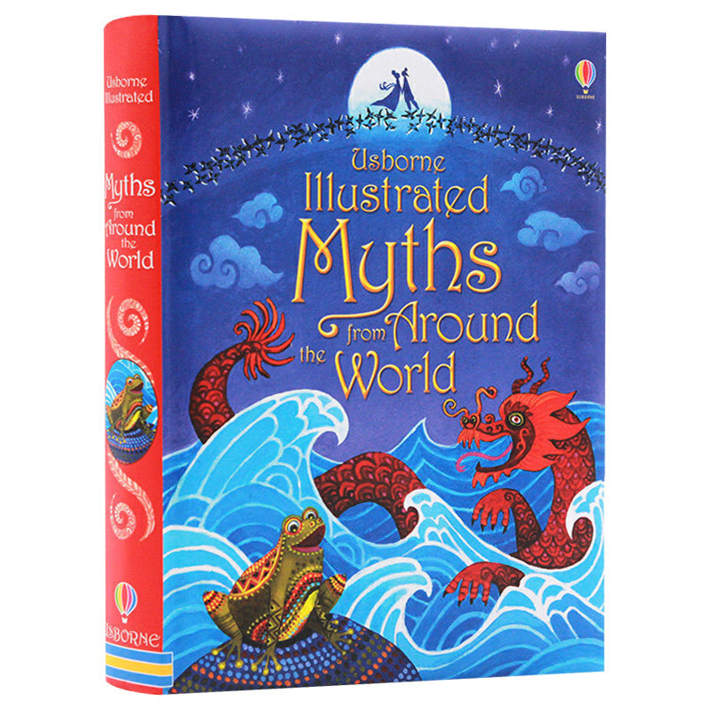 世界神话故事插图故事合集 英文原版 精装 Usborne Illustrated Myths from Around the World 尤斯伯恩 全彩插画版 英语课外阅读