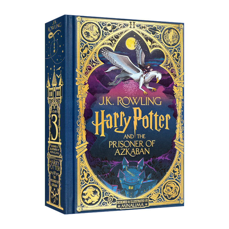 英文原版 Harry Potter and the Prisoner of Azkaban MinaLima Edition 哈利波特与阿兹卡班的囚徒 哈3 MinaLima精装立体互动书