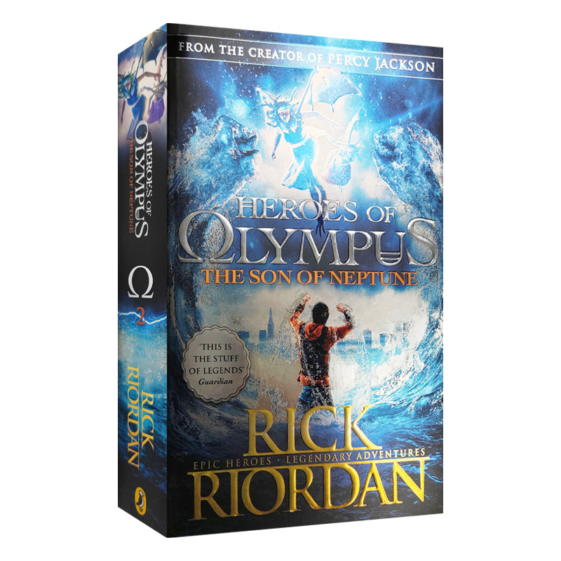 波西杰克逊奥林匹斯英雄 海神之子 英文原版奇幻小说 Heroes of Olympus book 2 The Son of Neptune 雷克莱尔顿 畅销青少年小说