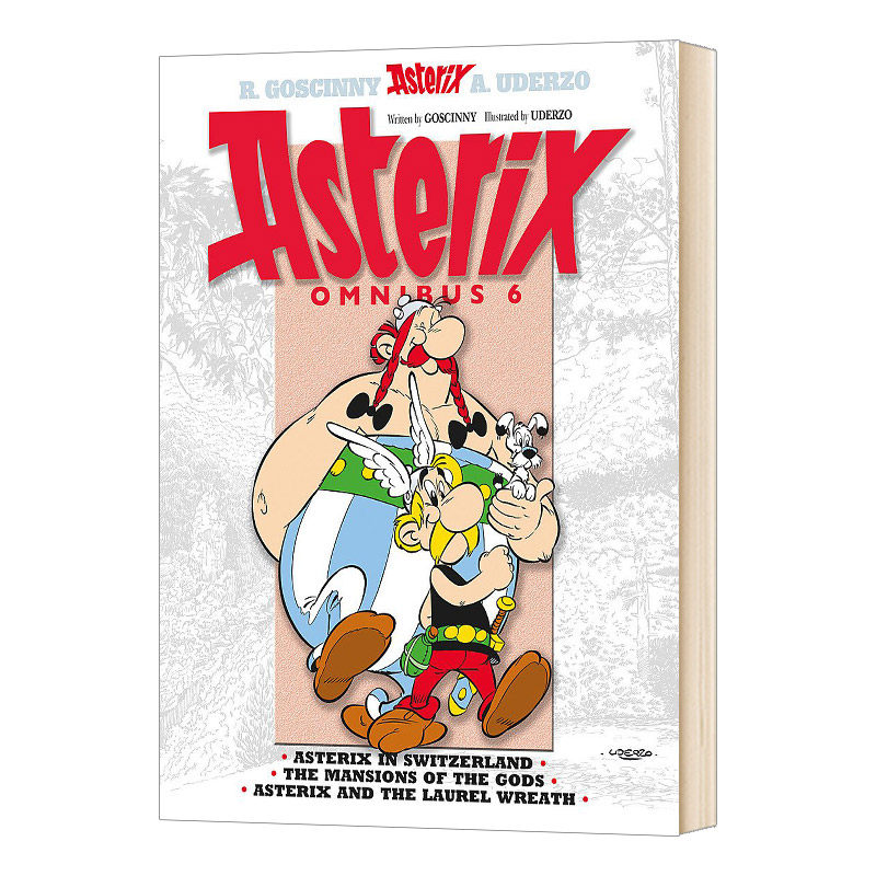 英文原版 Asterix Asterix Omnibus 6 高卢英雄历险记16-18 合订本 卷六 儿童漫画书 英文版 进口英语原版书籍