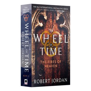影视封面版 The Book 英文版 天空之火 the 文学小说 Time Heaven 时光之轮5 Fires 英文原版 进口英语书籍 Wheel