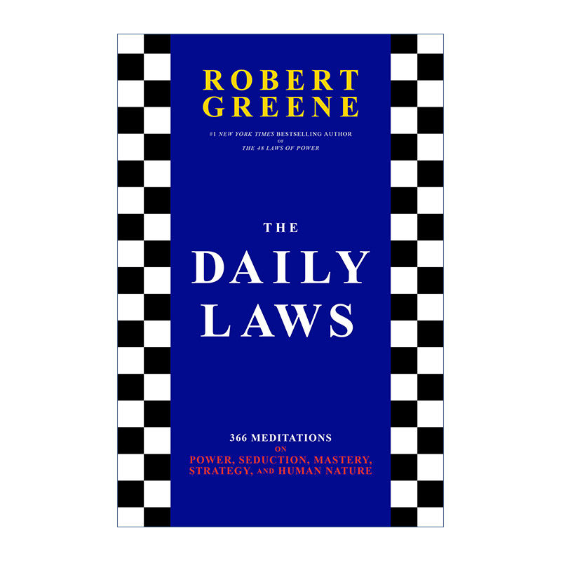 英文原版 The Daily Laws 日常法则 关于权力 诱惑 把控 战略和人性的366条沉思录 Robert Greene 精装 英文版 进口英语原版书籍