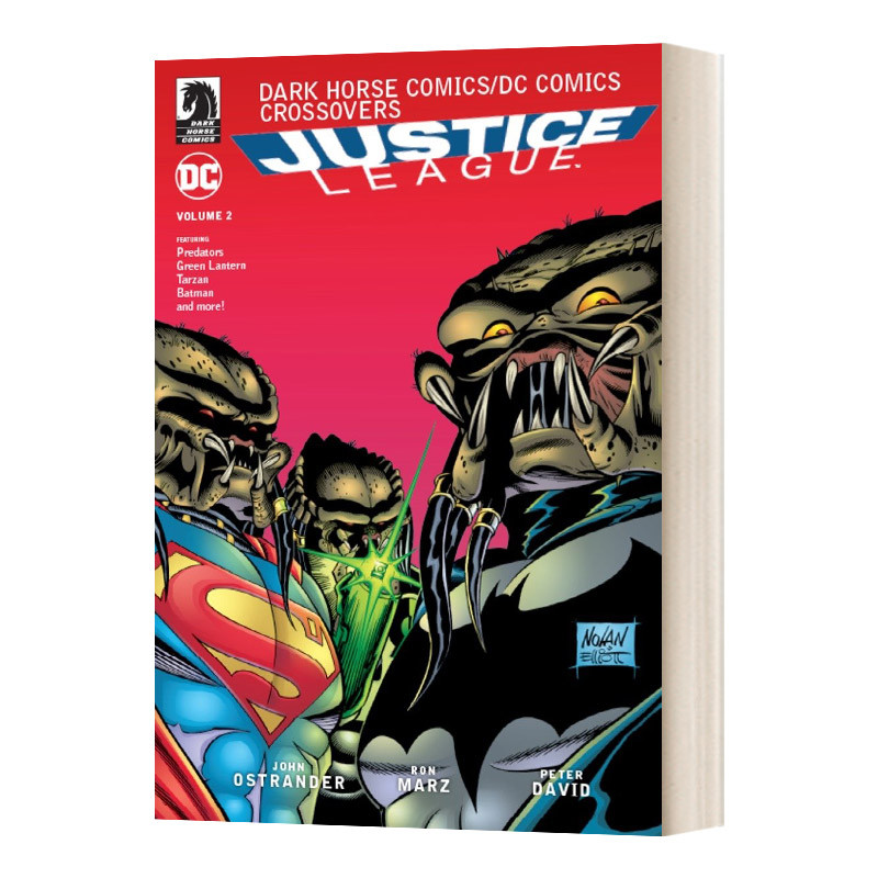 英文原版 Dark Horse Comics/DC Comics黑马漫画/DC漫画正义联盟第二卷英文版进口英语原版书籍
