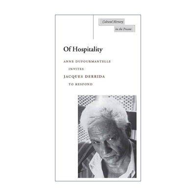 英文原版 Of Hospitality 论好客 雅克·德里达 英文版 进口英语原版书籍