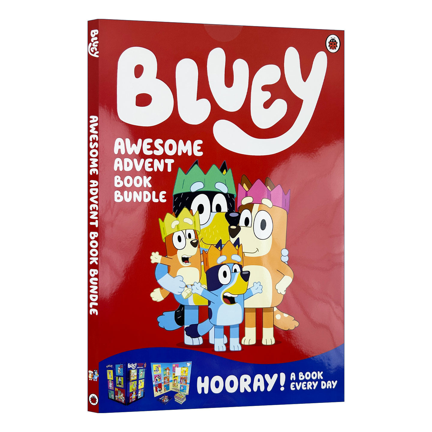 英文原版 Bluey Awesome Advent Book Bundle 小蓝狗布鲁伊 圣诞节倒数盲盒 手掌迷你书 英文版 进口英语原版书籍