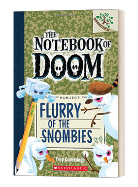 英文原版 The Notebook of Doom #7 Flurry of the Snombies 毁灭笔记7 学乐大树系列 英文版 进口英语原版书籍儿童全英语书