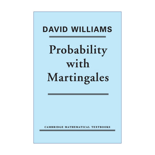 英文原版 Probability with Martingales 概率和鞅 David Williams 英文版 进口英语原版书籍