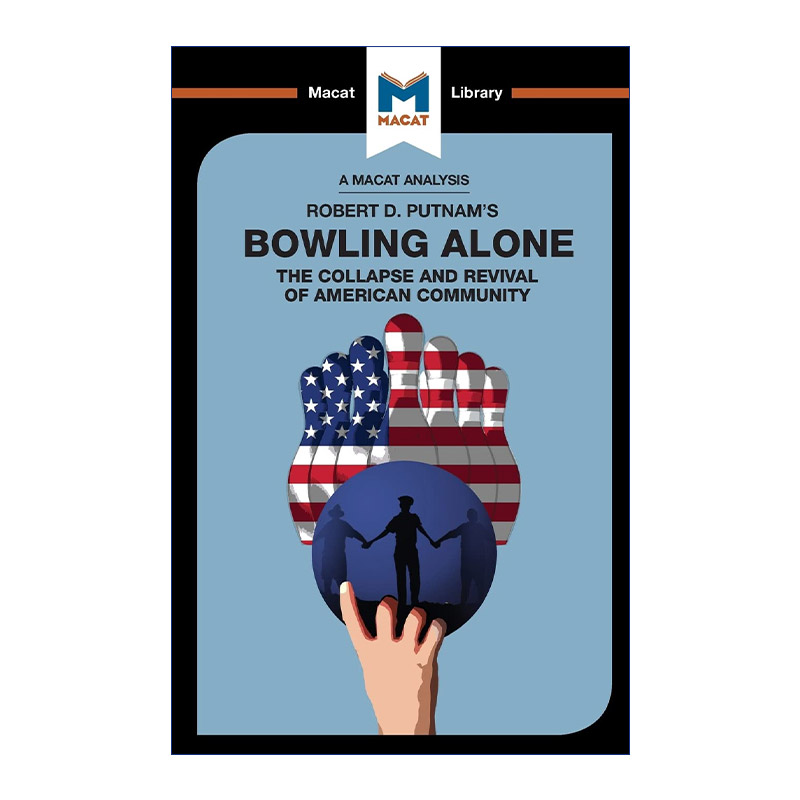 英文原版 Bowling Alone 独自打保龄球 MACAT解读系列 英文版 进口英语原版书籍