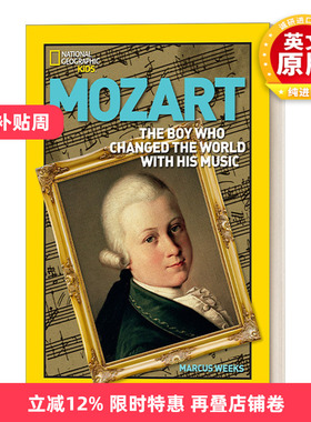 英文原版 Mozart  莫扎特 美国国家地理名人传记World History Biographies儿童科普百科 英文版 进口英语原版书籍