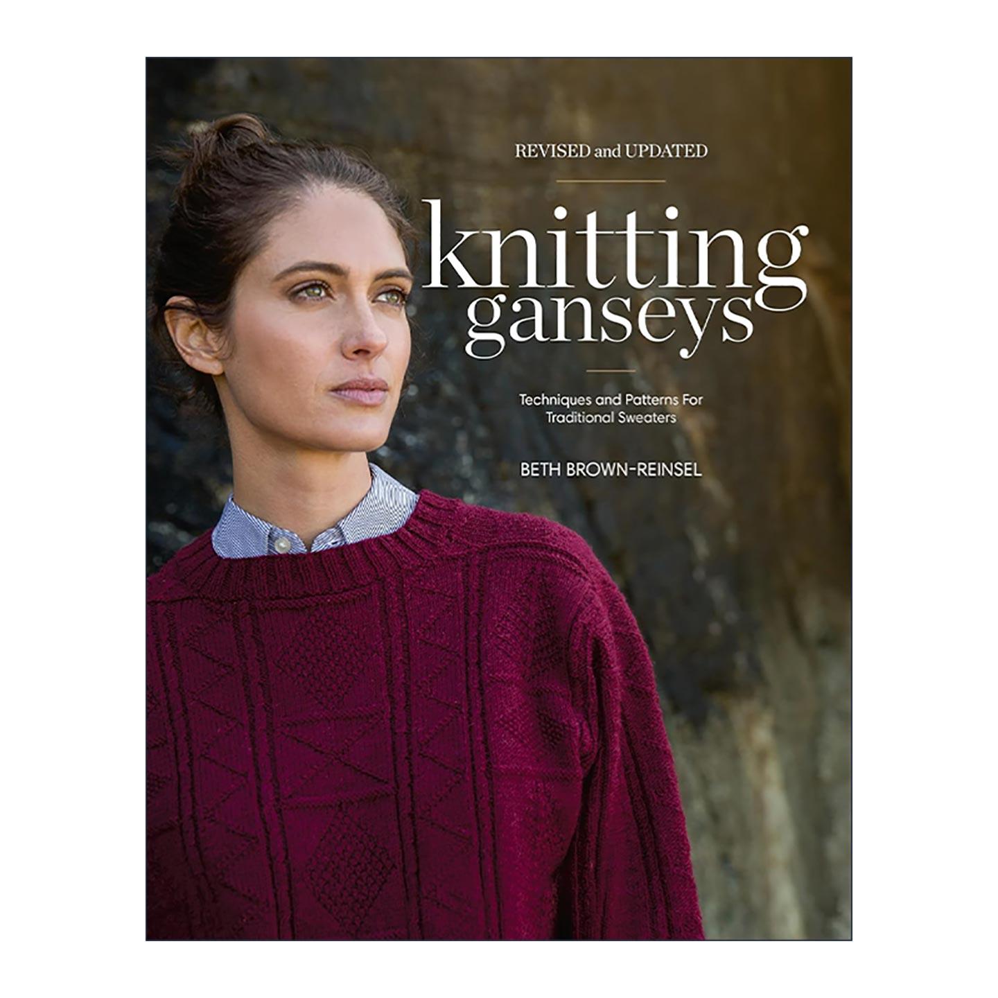 英文原版 Knitting Ganseys 针织手册 修订更新版 传统毛衣的技术与样式 编织指南 Beth Brown-Reinsel 精装 进口英语原版书籍