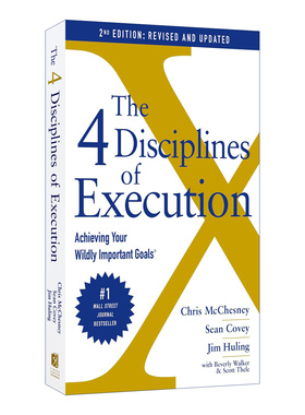 英文原版 The 4 Disciplines of Execution: Revised and Updated 高效能人士的执行4原则 修订版 英文版 进口英语原版书籍