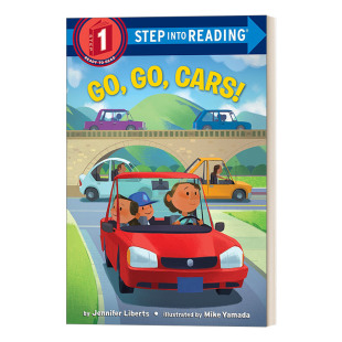 Reading 书籍 进口英语原版 汽车 Step into 企鹅兰登书屋出版 英文版 英文原版 Cars 英语课外阅读分级读物 走吧