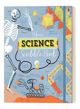 英文原版 Science Scribble Book 科学互动书 精装 英文版 进口英语原版书籍