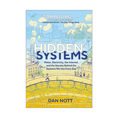 英文原版 Hidden Systems 城市运转的秘密 水 电 互联网背后的故事 儿童科普漫画 丹·诺特 英文版 进口英语原版书籍