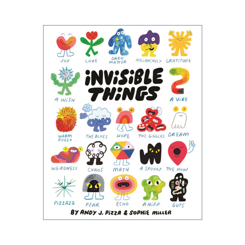 英文原版 Invisible Things 看见看不见 精装图画书 儿童的感知与感受 英文版 进口英语原版书籍