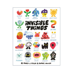 英文原版 Invisible Things 看见看不见 精装图画书 儿童的感知与感受 英文版 进口英语原版书籍