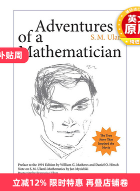 英文原版 Adventures of a Mathematician 一位数学家的经历 近代世界十大数学家之一S. M. Ulam乌拉姆自传 英文版 进口英语书籍