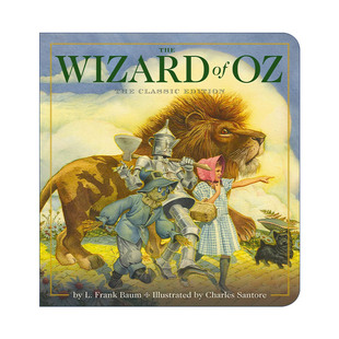 Board The Santore英文版 书籍 英文原版 插画师Charles Oversized Wizard 绿野仙踪 Book Padded 进口英语原版 大开本纸板书