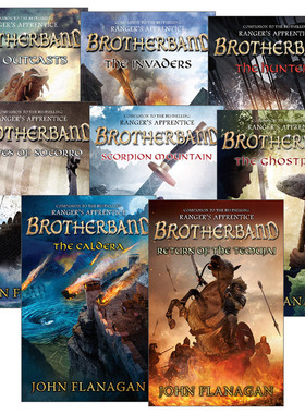 英文原版 The Brotherband Chronicles 兄弟团编年史系列8册 青少年奇幻冒险小说 纽约时报畅销书作者John Flanagan 英文版 进口书