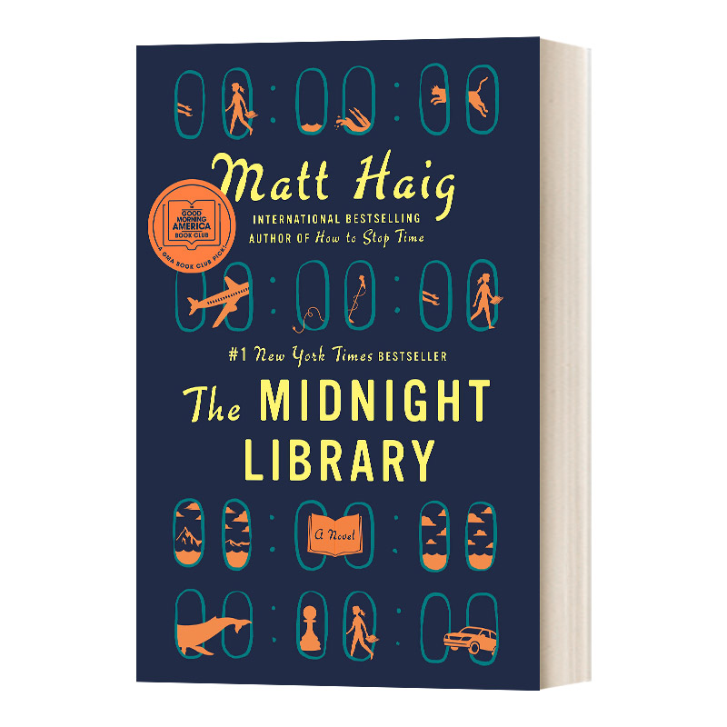英文原版小说 The Midnight Library 午夜图书馆 马特黑格小说 Matt Haig 精装 英文版 进口英语原版书籍