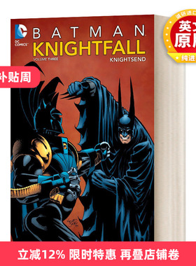 英文原版 Batman Knightfall Vol 3 KnightsEnd 蝙蝠侠 骑士陨落第3卷 DC漫画 英文版 进口英语原版书籍