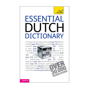 英文原版 Essential Dutch Dictionary Teach Yourself 荷兰语基础词汇词典 英文版 进口英语原版书籍