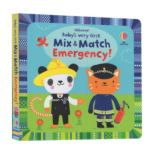 英文原版 Baby's very first Mix and Match Emergency! 紧急情况处理匹配书 英文版 进口英语原版书籍