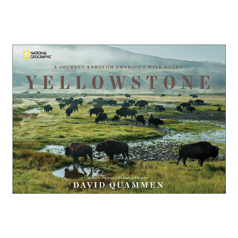 英文原版 Yellowstone 黄石公园 穿越美国荒野之旅 众神的怪兽作者David Quammen 国家地理 精装 英文版 进口英语原版书籍
