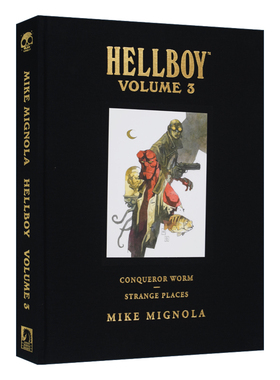 英文原版小说 Hellboy Library Volume 3 Conqueror Worm and Strange Places 地狱男爵卷3 精装馆藏版 英文版 进口英语原版书籍