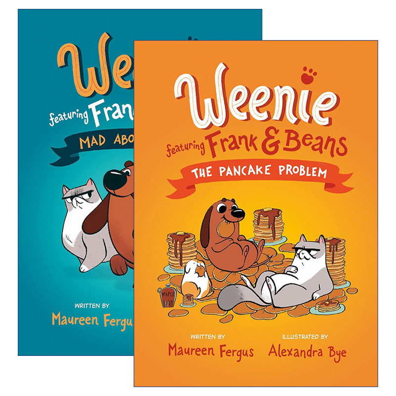 英文原版 Weenie Featuring Frank and Beans 小不点弗兰克与豆子系列2册 英文版 进口英语原版书籍