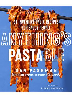 英文原版 Anything's Pastable 万物皆可意面 精装 2025年利比食谱奖 英文版 进口英语原版书籍